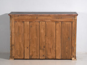 Pequeño armario antiguo de color gris plata (c.1900) #29