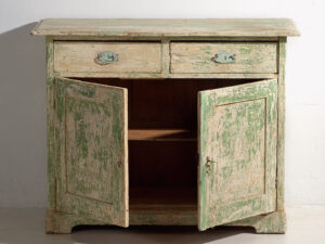 Ancienne commode de chambre avec tons verts (c.1920) #8
