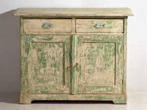 Ancienne commode de chambre avec tons verts (c.1920) #8