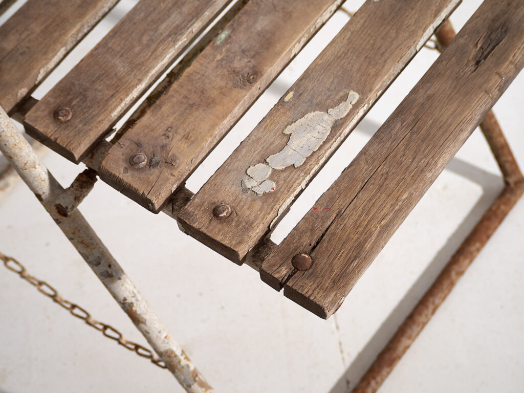 Antiguas sillas para jardín (c.1920). Conjunto de 4 piezas #31