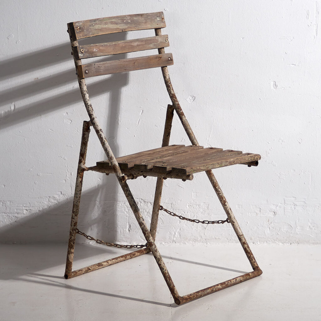 Antiguas sillas para jardín (c.1920). Conjunto de 4 piezas #31