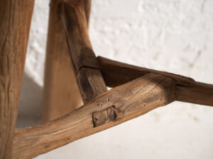 Antiguo taburete primitivo (c.1920) #7