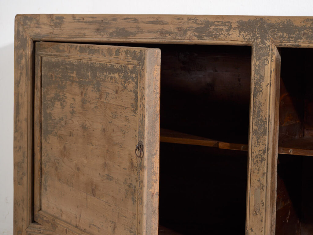 Aparador antiguo con pátina de color gris (c.1900) #78