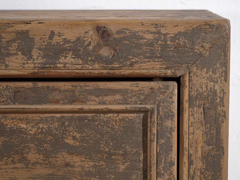 Aparador antiguo con pátina de color gris (c.1900) #78