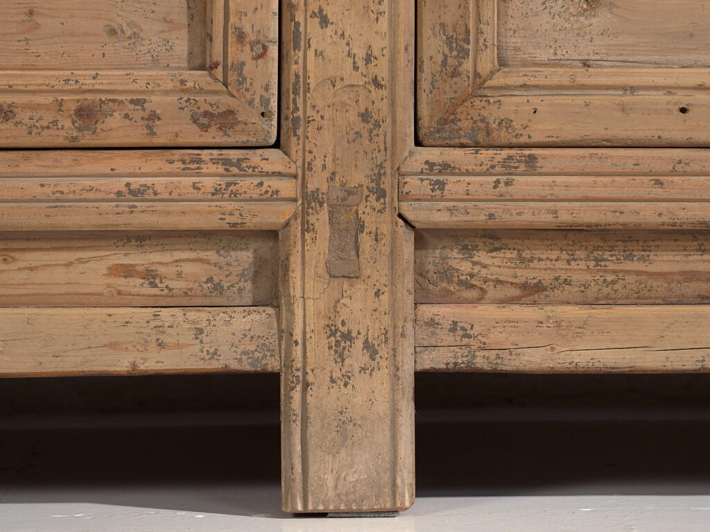 Aparador antiguo con pátina de color gris (c.1900) #78