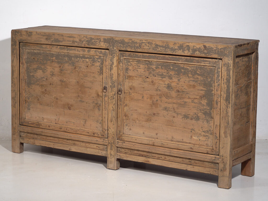 Aparador antiguo con pátina de color gris (c.1900) #78