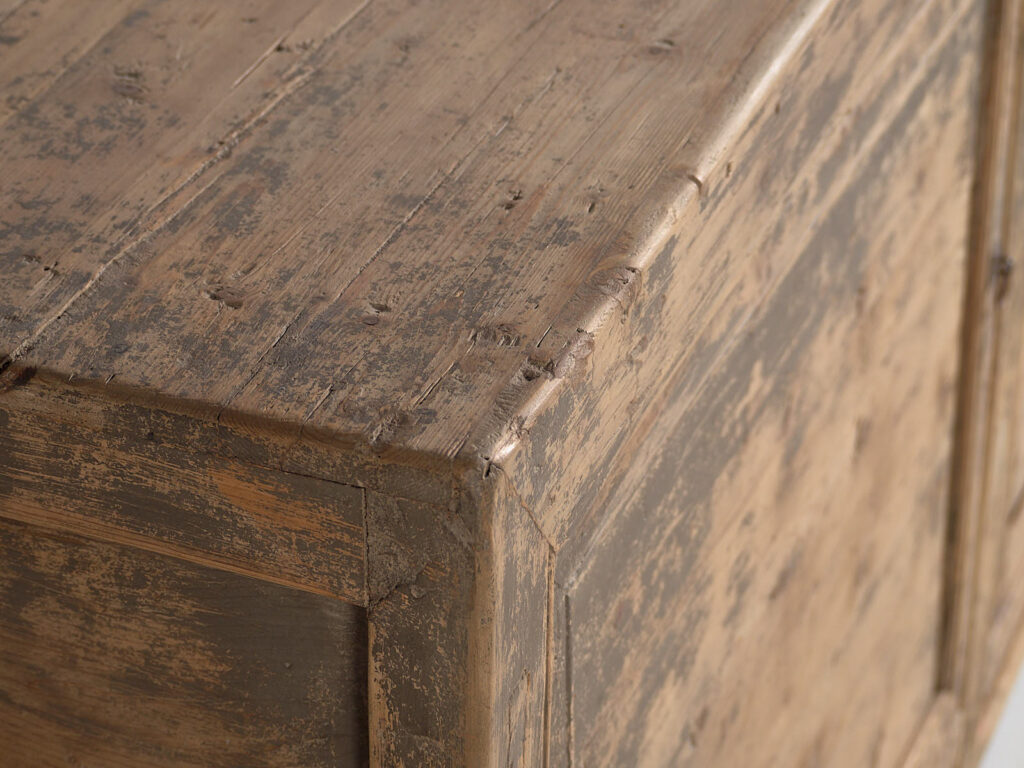 Aparador antiguo con pátina de color gris (c.1900) #78