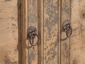 Aparador antiguo con pátina de color gris (c.1900) #78