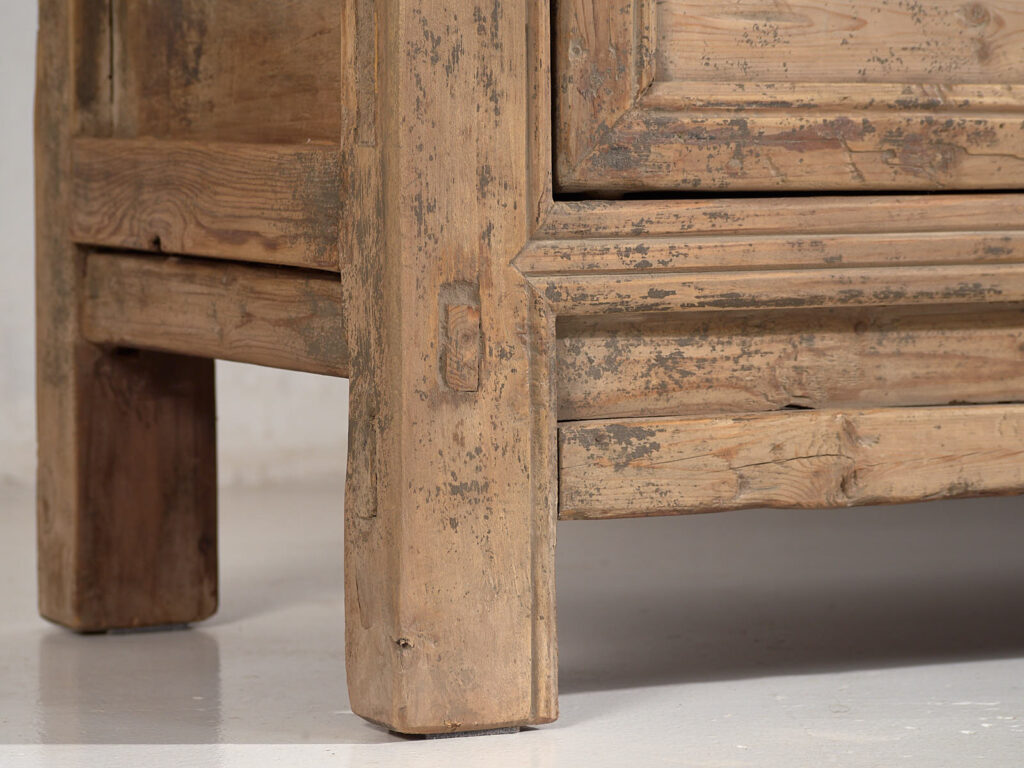 Aparador antiguo con pátina de color gris (c.1900) #78