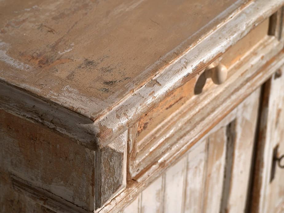 Armario de cocina antiguo en color blanco (c.1920)