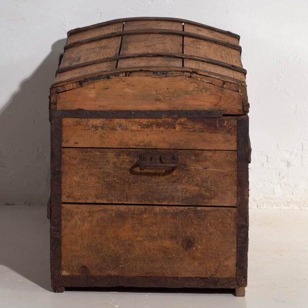 Cofre antiguo de madera lavada (c.1900) #43