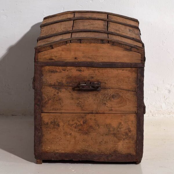 Cofre antiguo de madera lavada (c.1900) #43