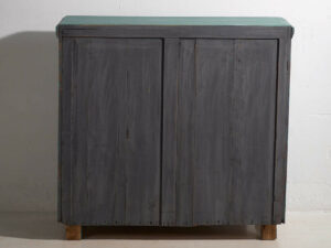 Cómoda antigua de color verde esmeralda (c.1920) #4