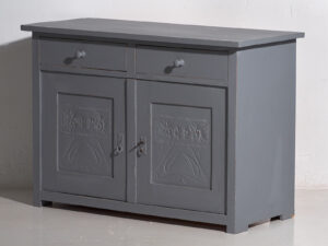 Cómoda antigua de dos puertas (c.1920) #3
