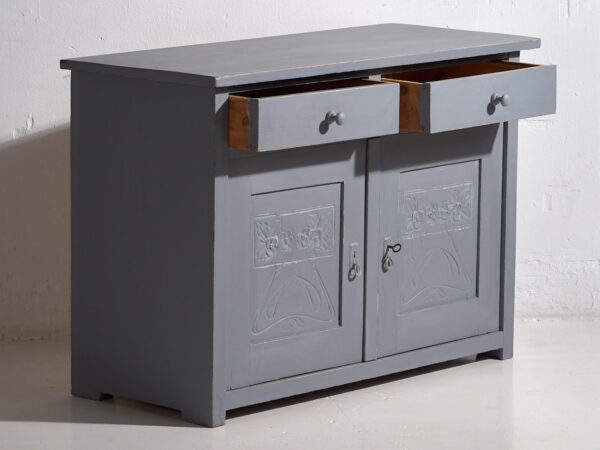Cómoda antigua de dos puertas (c.1920) #3
