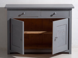 Cómoda antigua de dos puertas (c.1920) #3