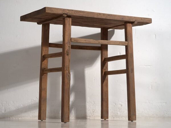 Mesa consola antigua para recibidor (c.1920) #2