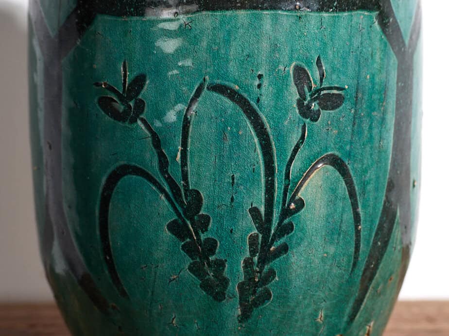 Antique oriental ceramic vase (c.1820) #3