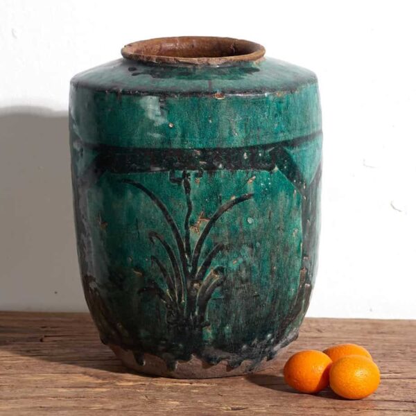 Ancien vase oriental émaillé (c.1820) #8