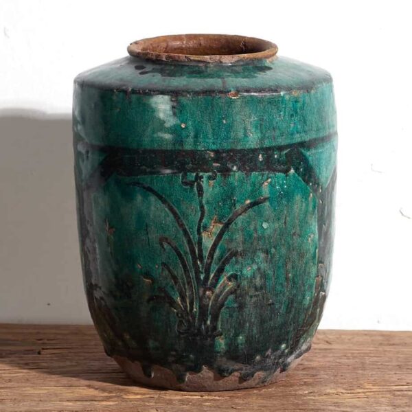 Ancien vase oriental émaillé (c.1820) #8