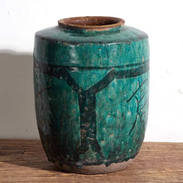 Ancien vase oriental émaillé (c.1820) #8