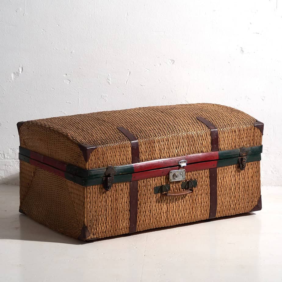 Ancienne valise en bambou (c.1920)