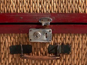 Ancienne valise en bambou (c.1920)