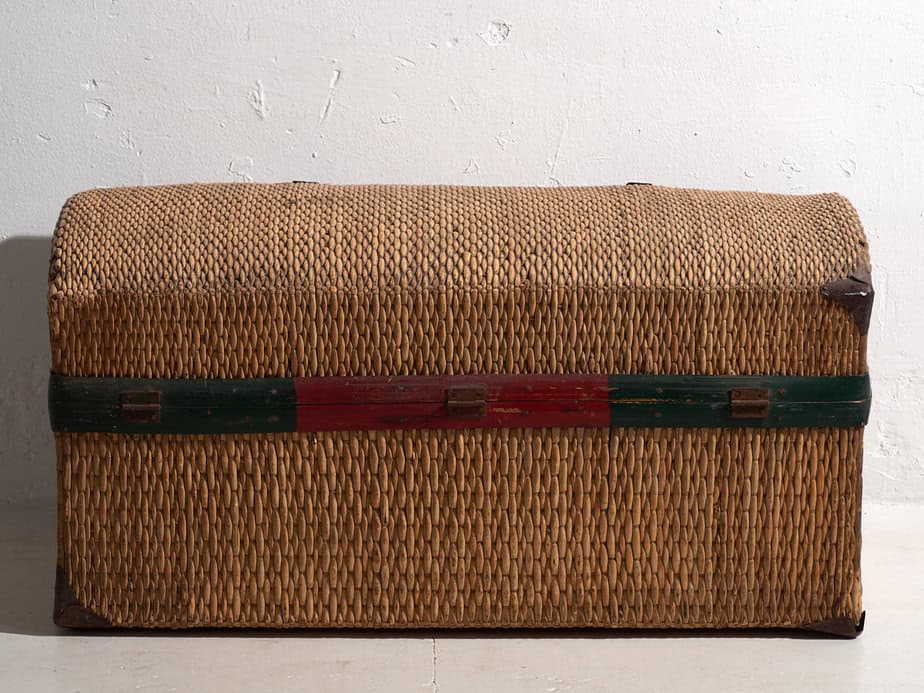 Ancienne valise en bambou (c.1920)