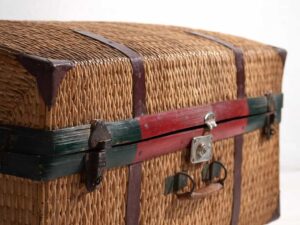Ancienne valise en bambou (c.1920)