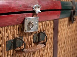 Ancienne valise en bambou (c.1920)