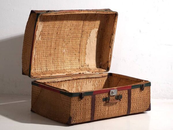 Maleta antigua de bambú (c.1900)