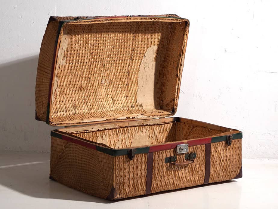 Ancienne valise en bambou (c.1920)