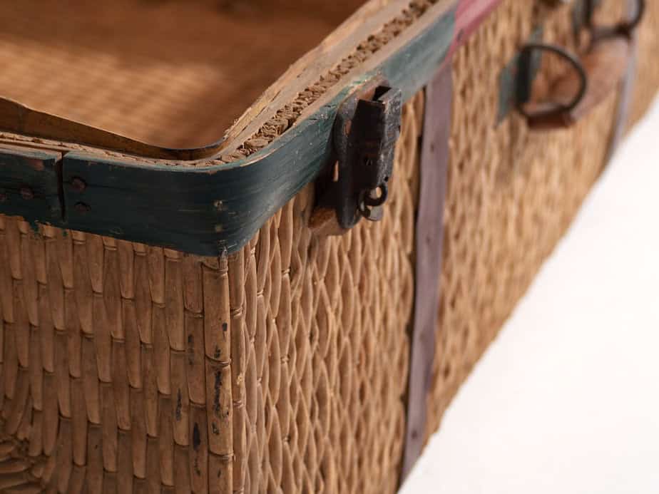 Ancienne valise en bambou (c.1920)