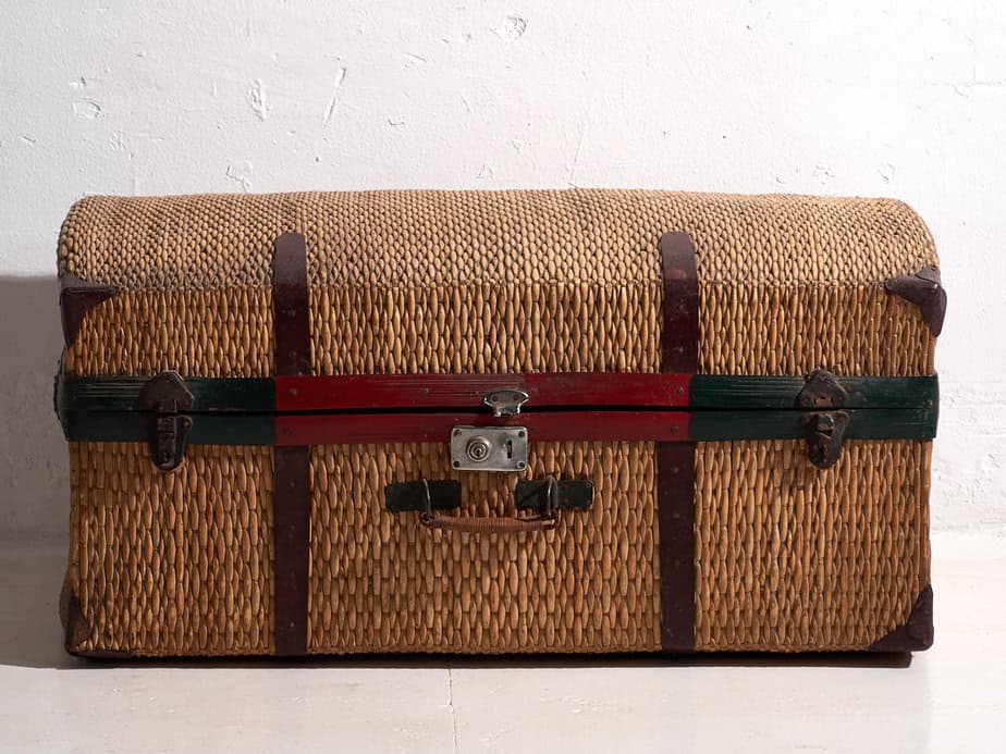 Ancienne valise en bambou (c.1920)