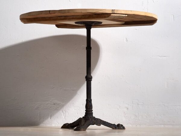 Mesa de bar redonda antigua (c.1920) #2