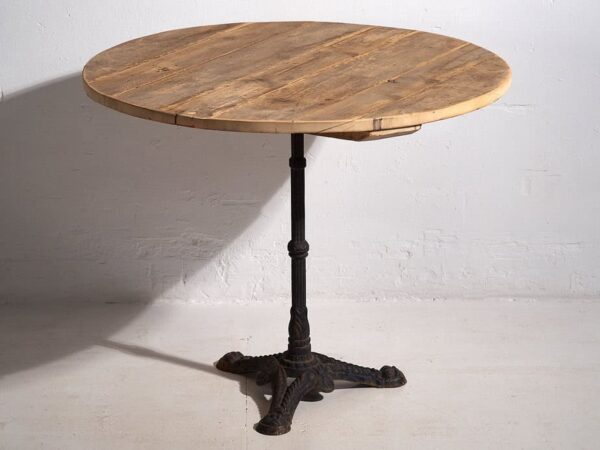 Mesa de bar redonda antigua (c.1920) #2