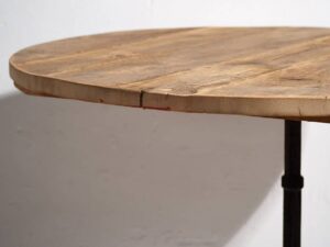 Mesa de bar redonda antigua (c.1920) #2