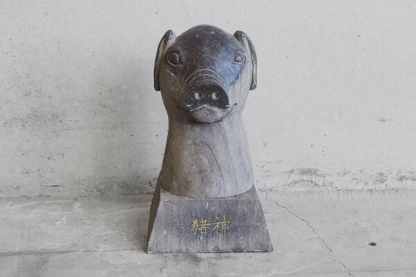 Oriental Stone Statue of Chinese Zodiac Pig Sign