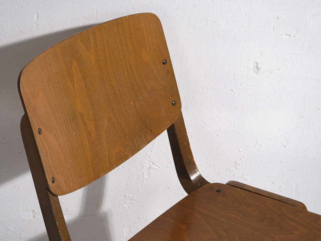 Sillas Thonet vintage para comedor (c.1950). Conjunto de 4 piezas