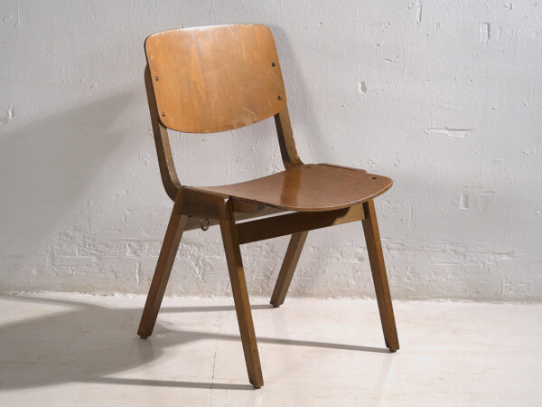 Sillas Thonet vintage para comedor (c.1950). Conjunto de 4 piezas