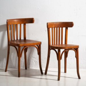 Sillas bistrot Thonet antiguas (c.1900). Conjunto de 2 piezas #14