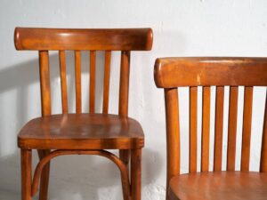 Sillas bistrot Thonet antiguas (c.1900). Conjunto de 2 piezas #14