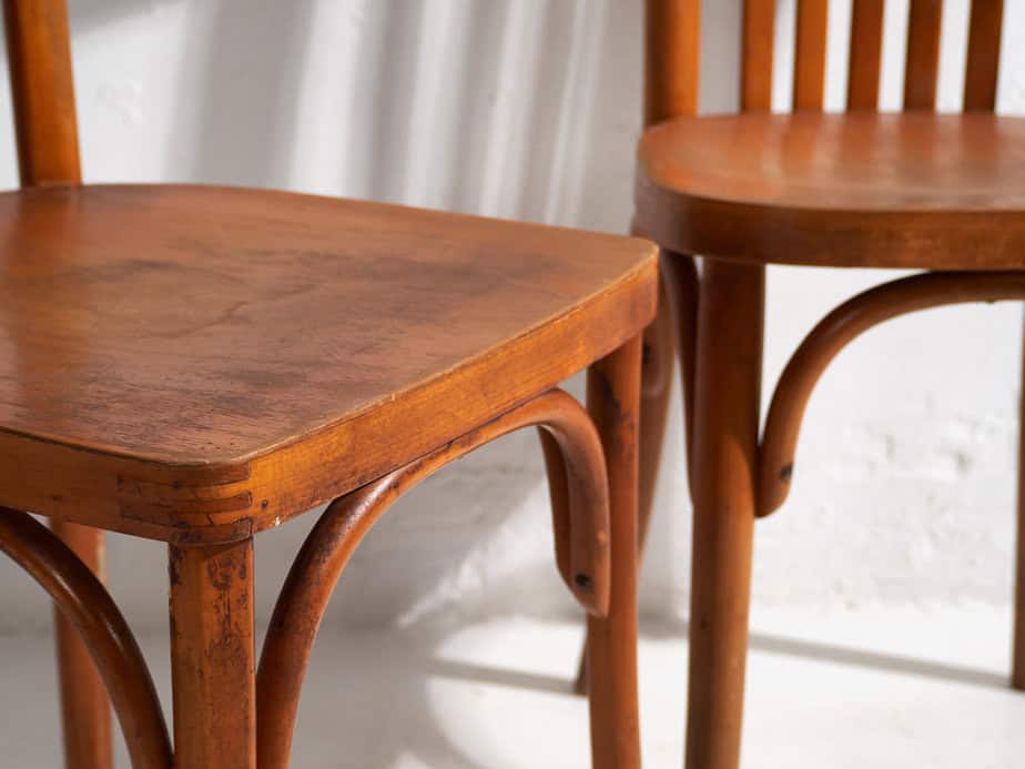 Sillas bistrot Thonet antiguas (c.1900). Conjunto de 2 piezas #14