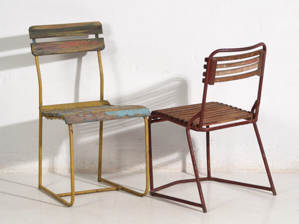 Antiguas sillas de exterior (c.1920). Conjunto de 4 piezas #16