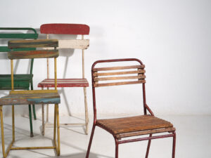 Antiguas sillas de exterior (c.1920). Conjunto de 4 piezas #16