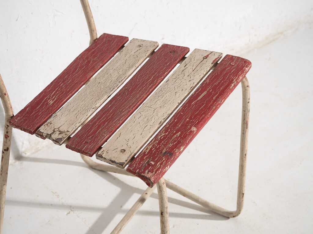 Antiguas sillas de exterior (c.1920). Conjunto de 4 piezas #16