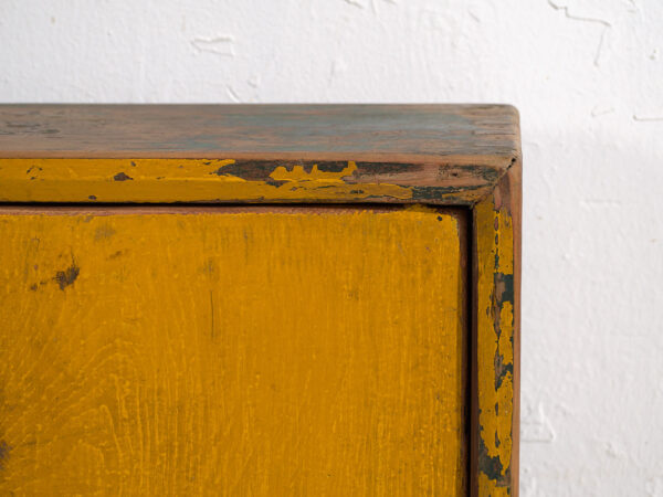 Meuble TV ancien jaune (c.1900) #18