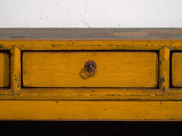 Meuble TV ancien jaune (c.1900) #18