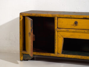 Antiguo mueble TV de color amarillo (c.1900) #18