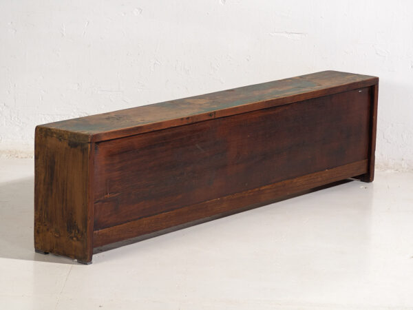 Meuble TV ancien jaune (c.1900) #18